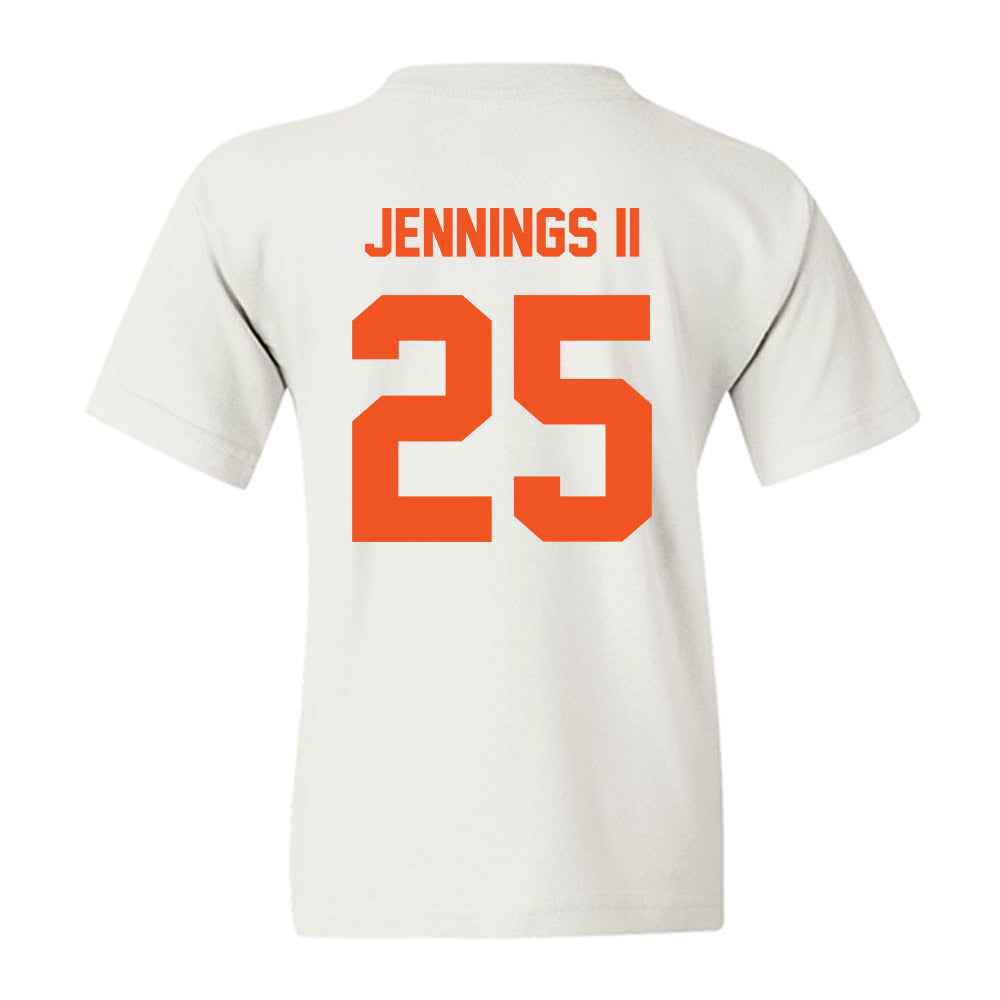 Oklahoma State - NCAA Men's Basketball : Robert Jennings II - Classic Shersey Youth T-Shirt-2