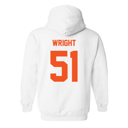 Oklahoma State - NCAA Men's Basketball : John-Michael Wright - Hooded Sweatshirt