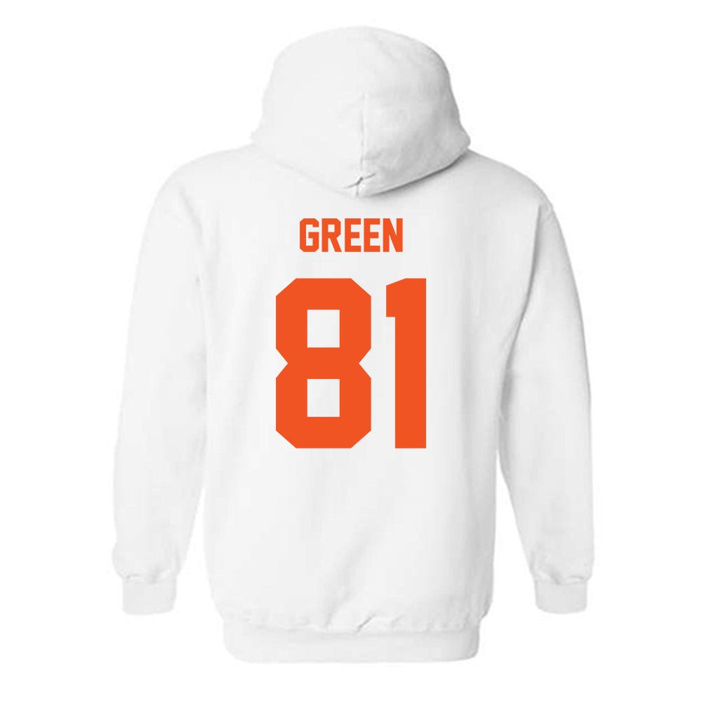 Oklahoma State - NCAA Football : Donovan Green - Classic Shersey Hooded Sweatshirt-3