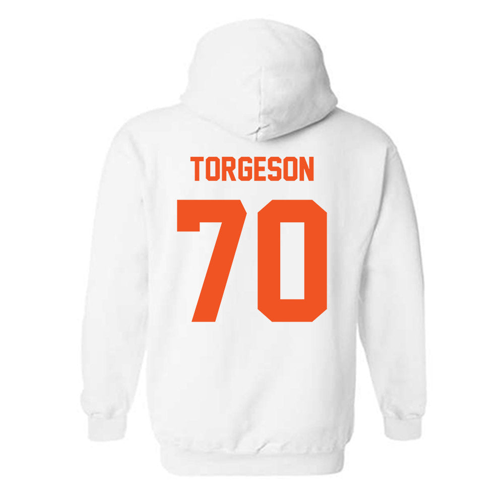 Oklahoma State - NCAA Football : Shaun Torgeson - Classic Shersey Hooded Sweatshirt-3