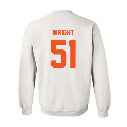 Oklahoma State - NCAA Men's Basketball : John-Michael Wright - Crewneck Sweatshirt