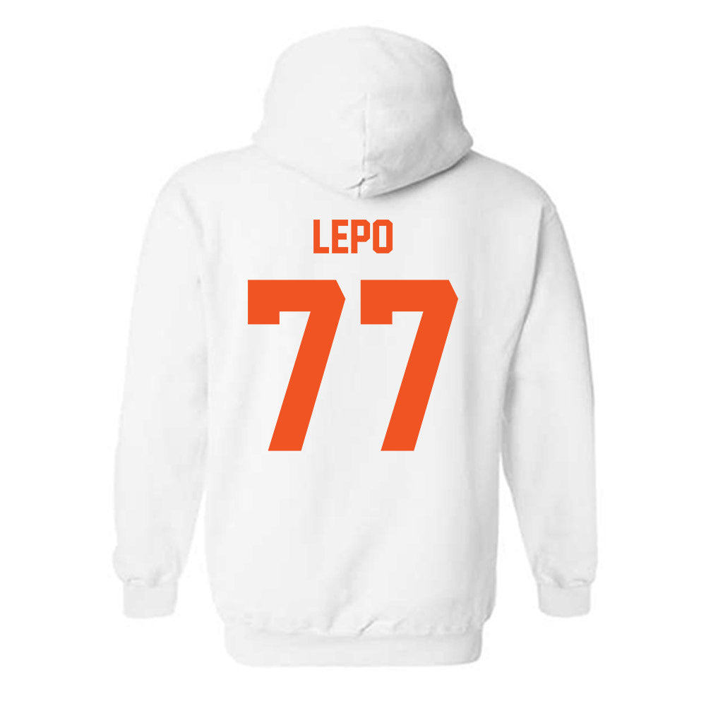 Oklahoma State - NCAA Football : Ashton Lepo - Classic Shersey Hooded Sweatshirt-3