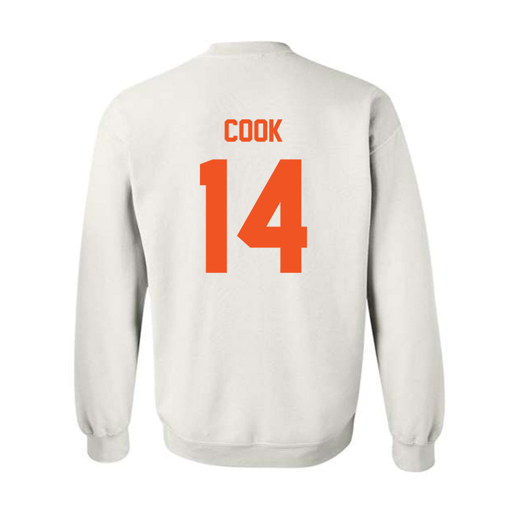 Oklahoma State - NCAA Football : Jeremy Cook - Classic Shersey Crewneck Sweatshirt-2