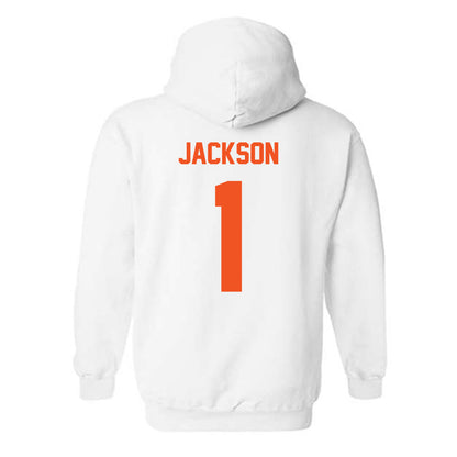 Oklahoma State - NCAA Football : Evan Jackson - Classic Shersey Hooded Sweatshirt-3