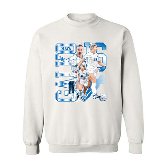 Buffalo - NCAA Women's Soccer : Maya Galko - Player Collage Crewneck Sweatshirt