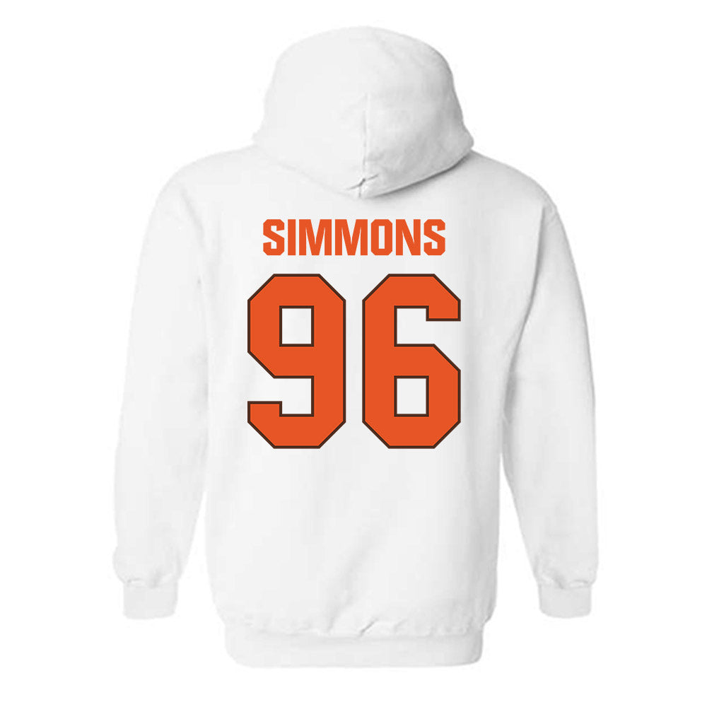 BGSU - NCAA Football : Cameron Simmons - Classic Shersey Hooded Sweatshirt-1