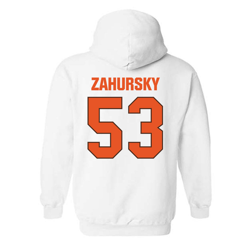 BGSU - NCAA Football : Masyn zahursky - Classic Shersey Hooded Sweatshirt-1