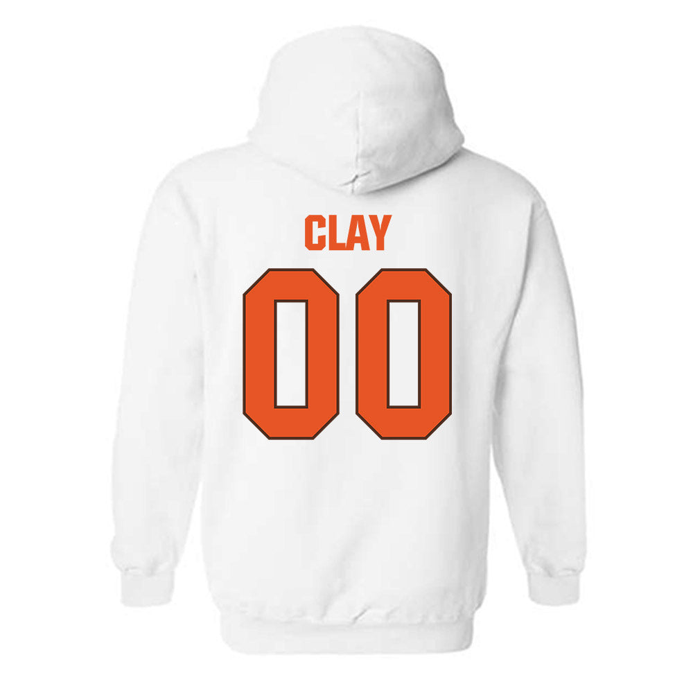 BGSU - NCAA Football : Austin Clay - Classic Shersey Hooded Sweatshirt-1