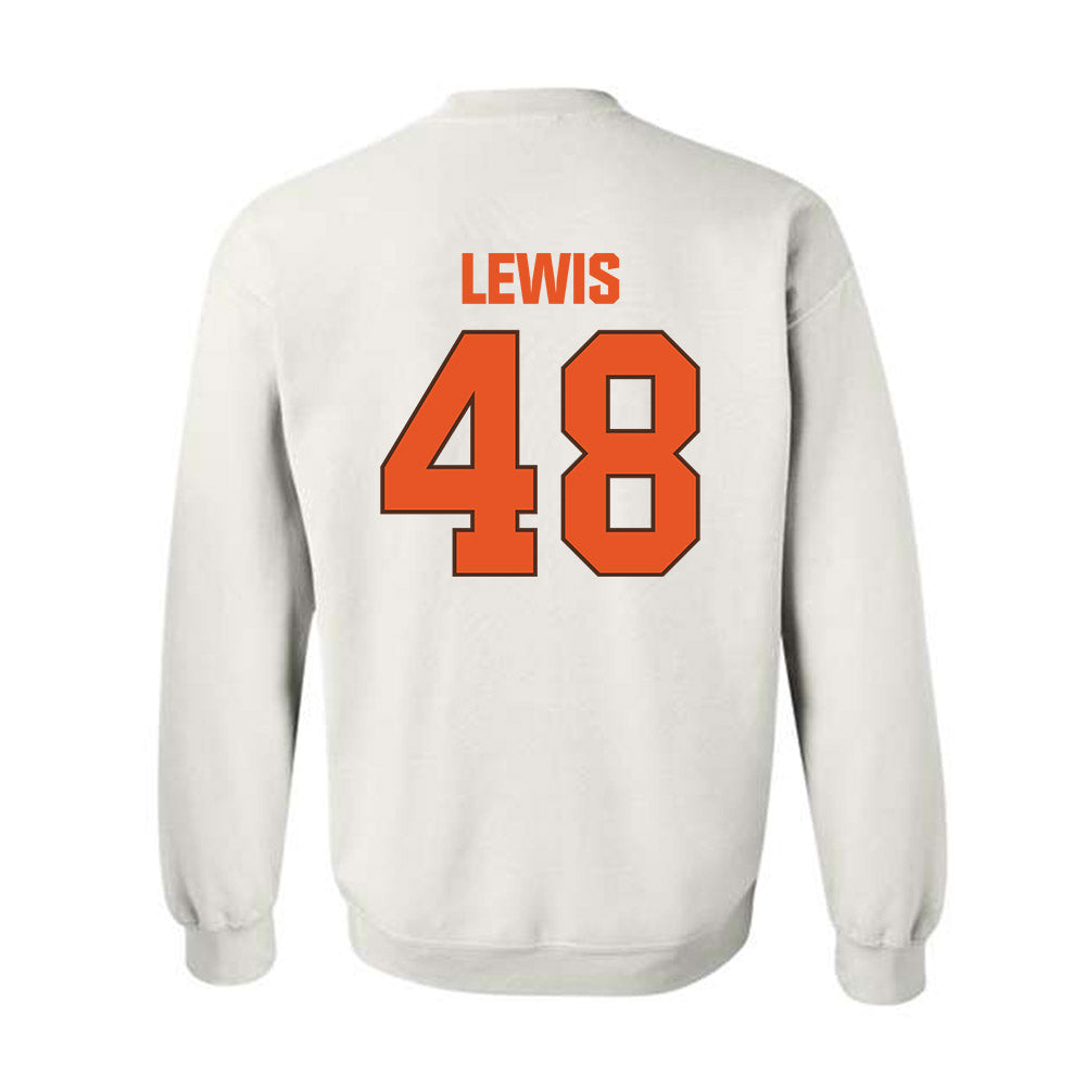 BGSU - NCAA Football : Quentin Lewis - Classic Shersey Crewneck Sweatshirt-1