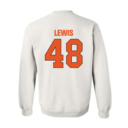 BGSU - NCAA Football : Quentin Lewis - Classic Shersey Crewneck Sweatshirt-1
