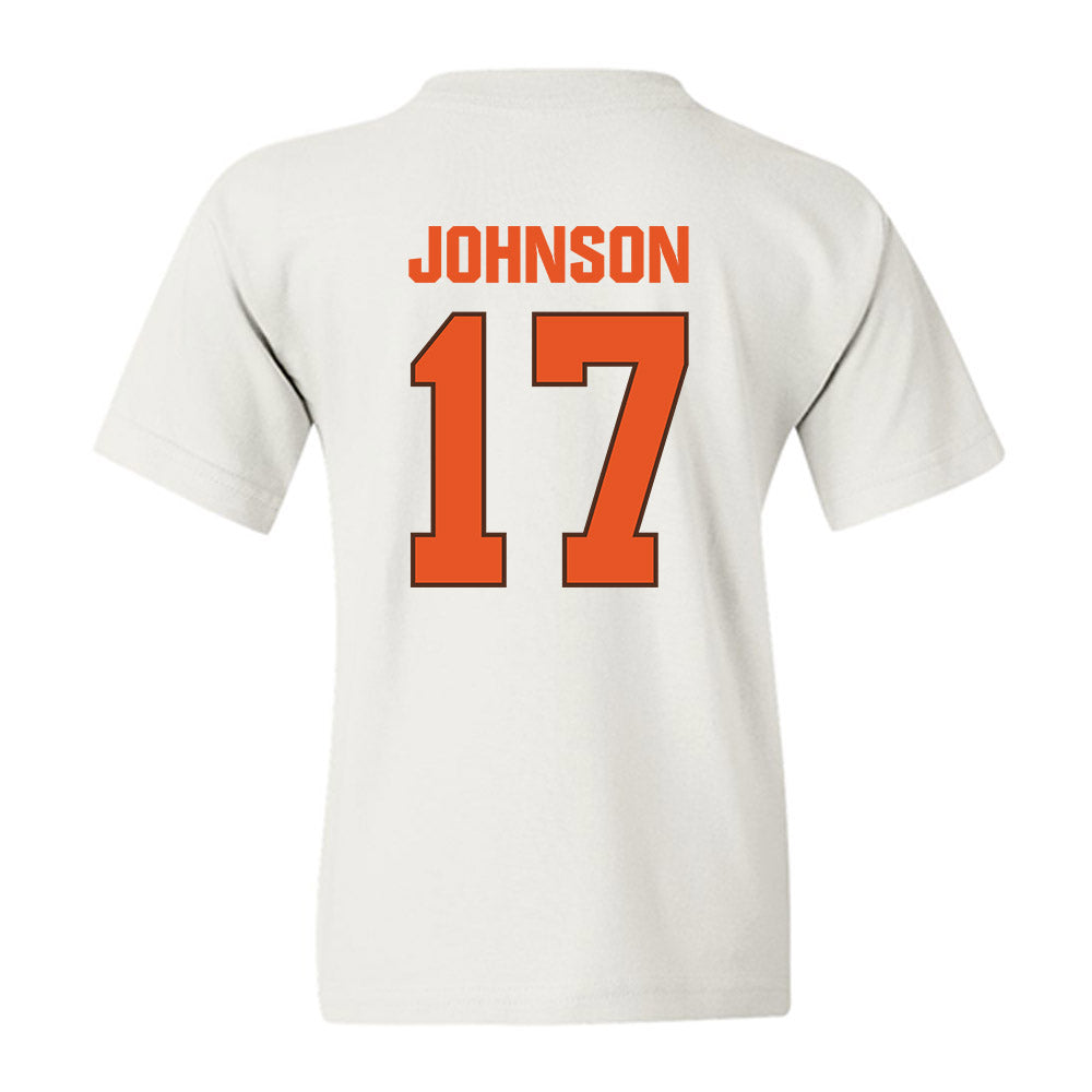 BGSU - NCAA Football : Trey Johnson - Classic Shersey Youth T-Shirt-1