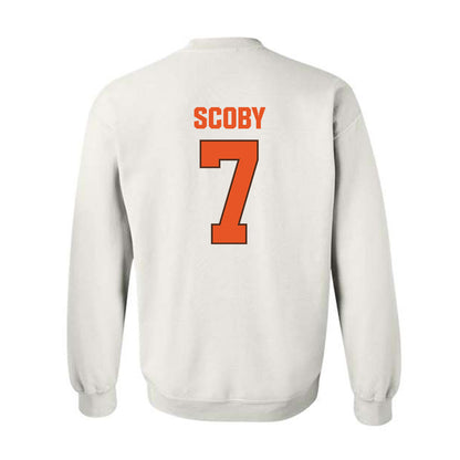 BGSU - NCAA Football : Jeremiah Scoby - Classic Shersey Crewneck Sweatshirt-1