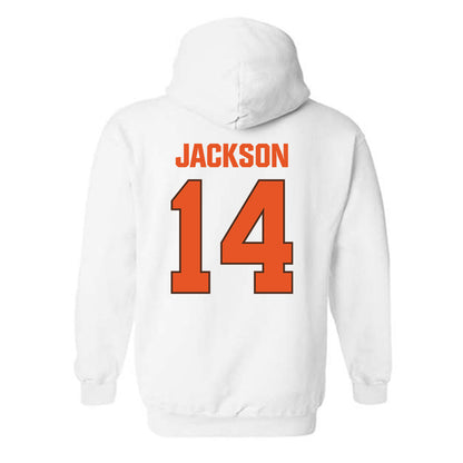 BGSU - NCAA Football : Jay-T Jackson - Classic Shersey Hooded Sweatshirt-1