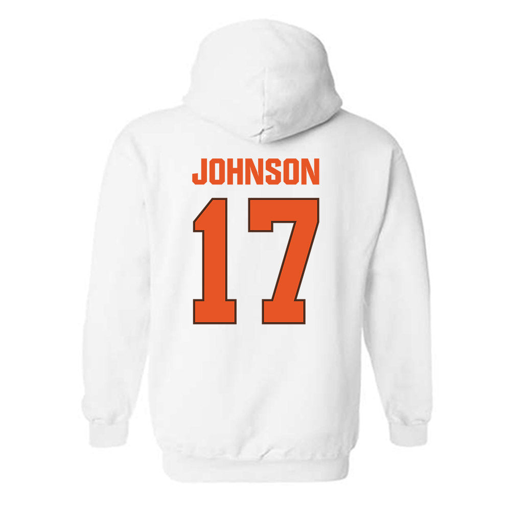 BGSU - NCAA Football : Trey Johnson - Classic Shersey Hooded Sweatshirt-1