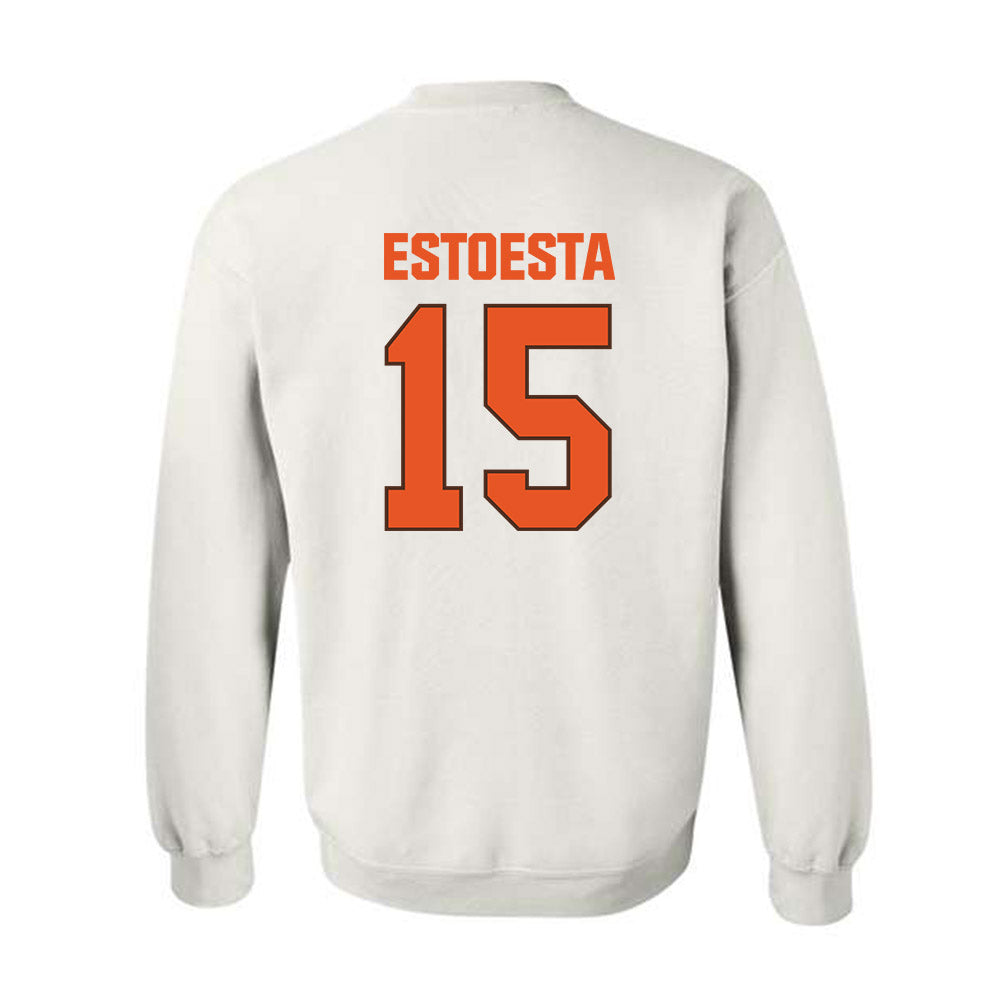 BGSU - NCAA Football : Preston Estoesta - Classic Shersey Crewneck Sweatshirt-1