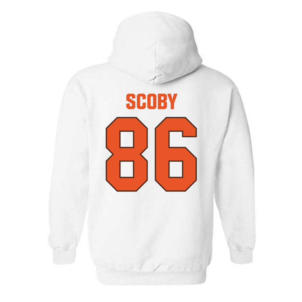 BGSU - NCAA Football : Jeremiah Scoby - Classic Shersey Hooded Sweatshirt-1