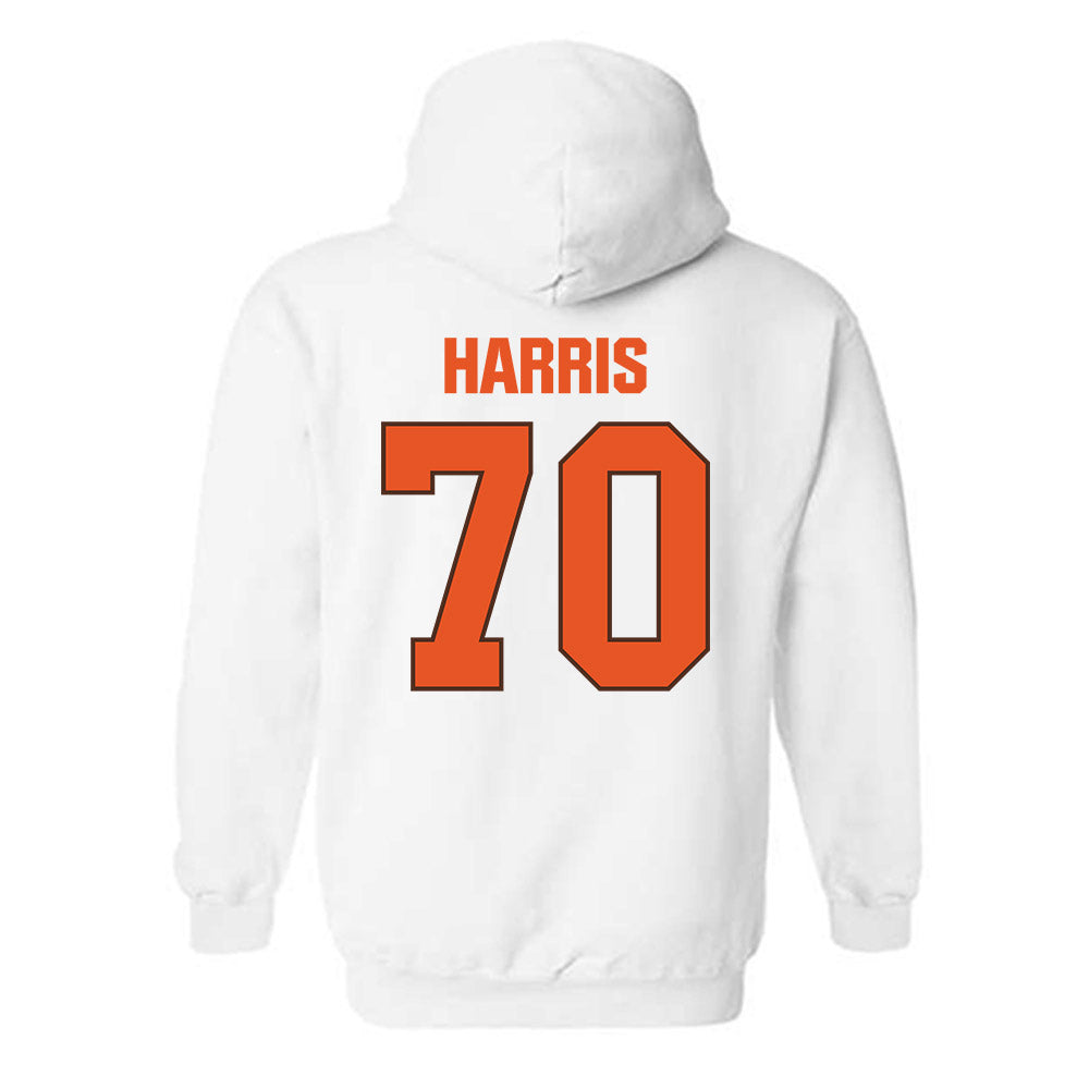 BGSU - NCAA Football : Alexander Harris - Classic Shersey Hooded Sweatshirt-1