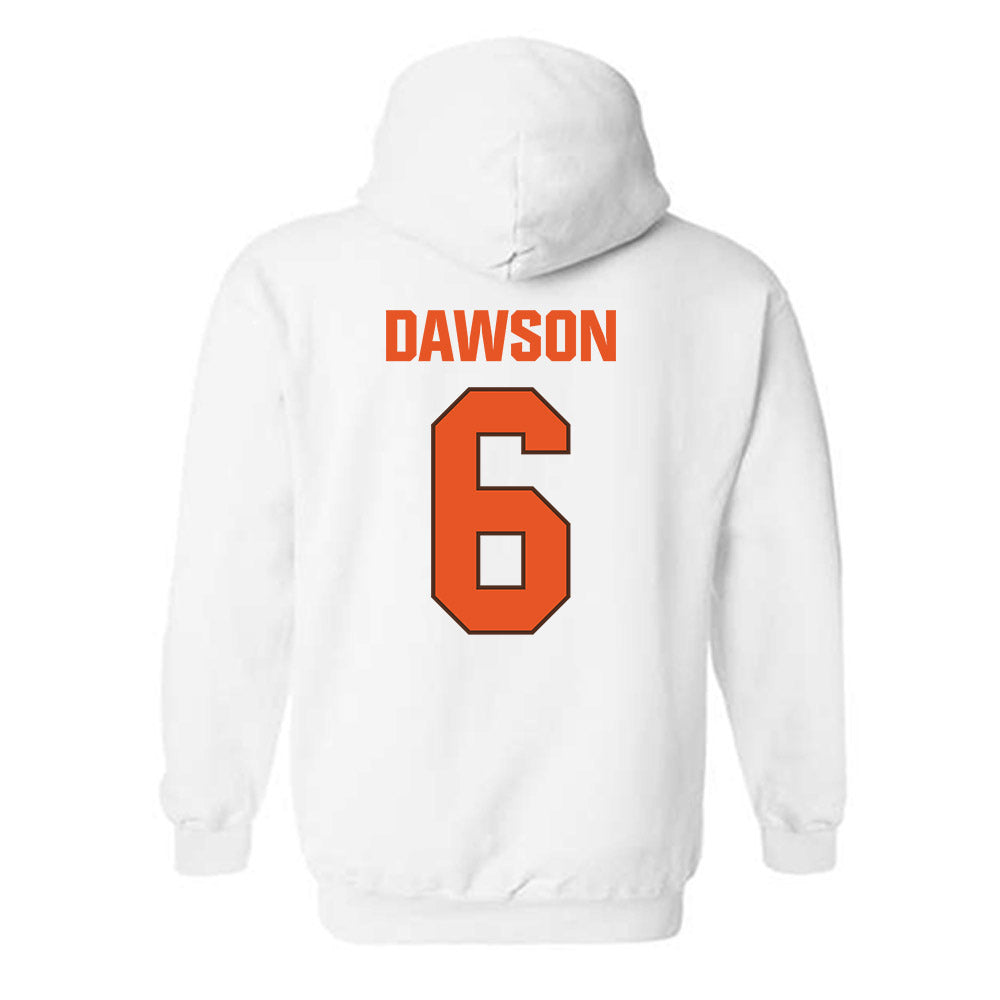 BGSU - NCAA Football : Isaiah Dawson - Classic Shersey Hooded Sweatshirt-1