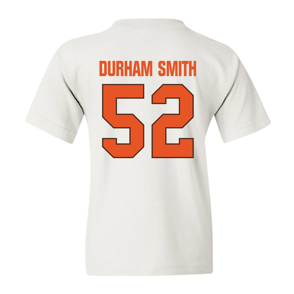 BGSU - NCAA Football : Elijah Durham Smith - Classic Shersey Youth T-Shirt-1