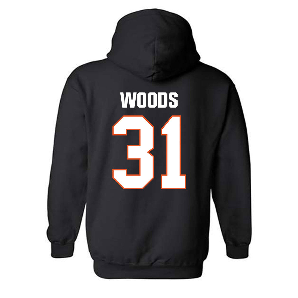 BGSU - NCAA Football : Dominick Woods - Classic Shersey Hooded Sweatshirt-1