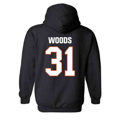 BGSU - NCAA Football : Dominick Woods - Classic Shersey Hooded Sweatshirt-1