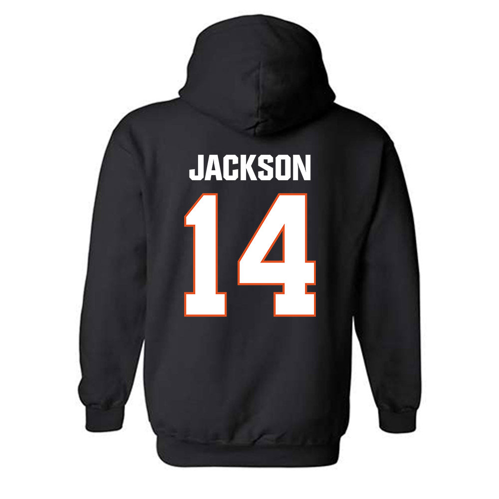BGSU - NCAA Football : Jay-T Jackson - Classic Shersey Hooded Sweatshirt-1