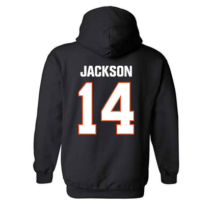 BGSU - NCAA Football : Jay-T Jackson - Classic Shersey Hooded Sweatshirt-1