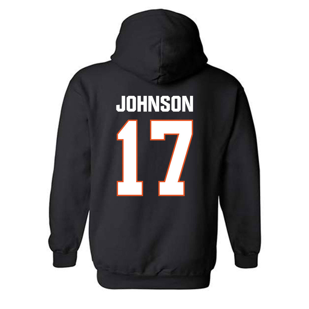 BGSU - NCAA Football : Trey Johnson - Classic Shersey Hooded Sweatshirt-1