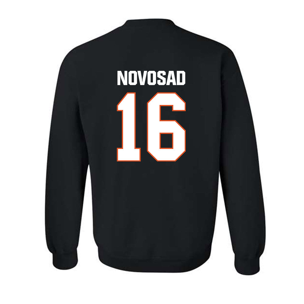 BGSU - NCAA Football : Austin Novosad - Classic Shersey Crewneck Sweatshirt-1