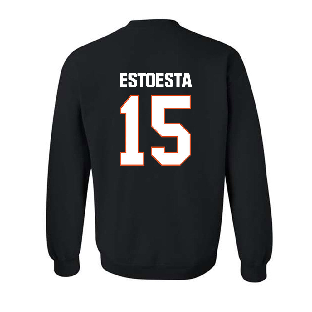 BGSU - NCAA Football : Preston Estoesta - Classic Shersey Crewneck Sweatshirt-1