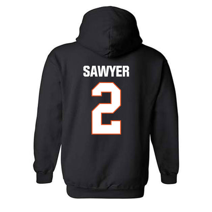 BGSU - NCAA Football : Nick Sawyer - Classic Shersey Hooded Sweatshirt-1