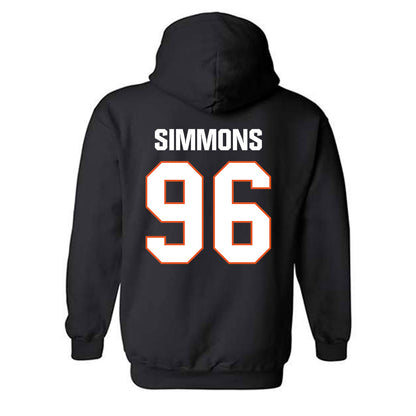 BGSU - NCAA Football : Cameron Simmons - Classic Shersey Hooded Sweatshirt-1