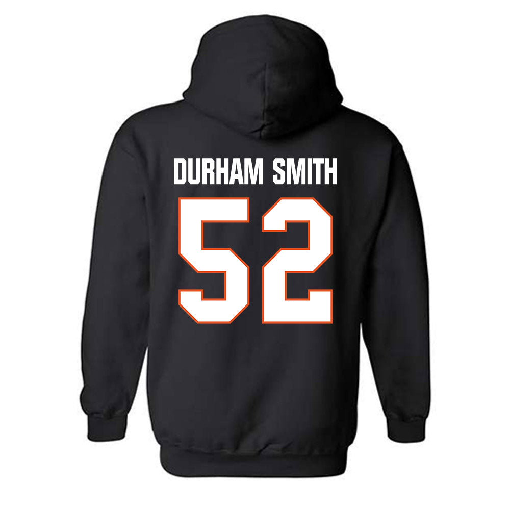 BGSU - NCAA Football : Elijah Durham Smith - Classic Shersey Hooded Sweatshirt-1