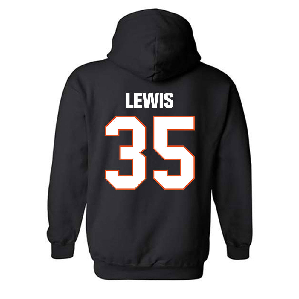 BGSU - NCAA Football : Cashmire Lewis - Classic Shersey Hooded Sweatshirt-1