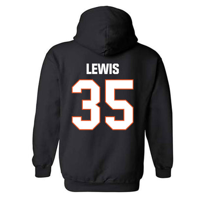 BGSU - NCAA Football : Cashmire Lewis - Classic Shersey Hooded Sweatshirt-1