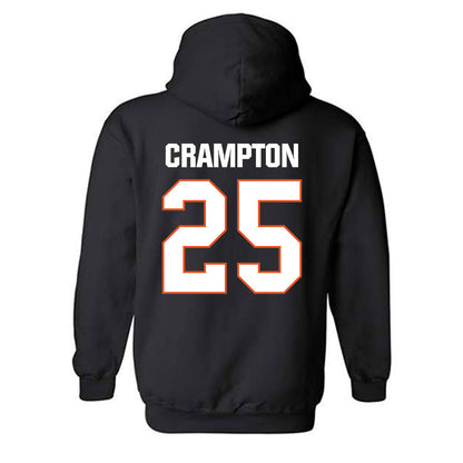 BGSU - NCAA Men's Ice Hockey : Brayden Crampton - Classic Shersey Hooded Sweatshirt-1