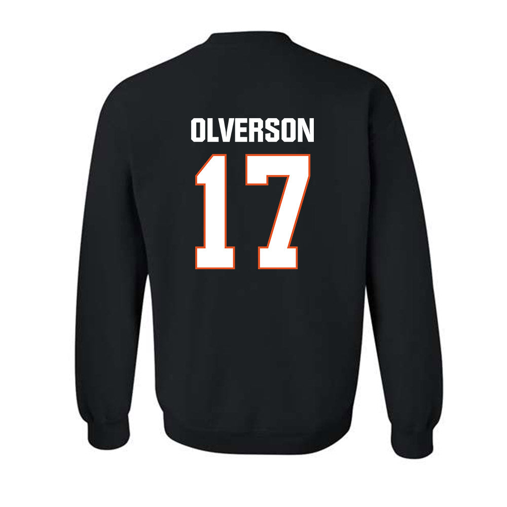 BGSU - NCAA Football : Jaimion Olverson - Classic Shersey Crewneck Sweatshirt-1