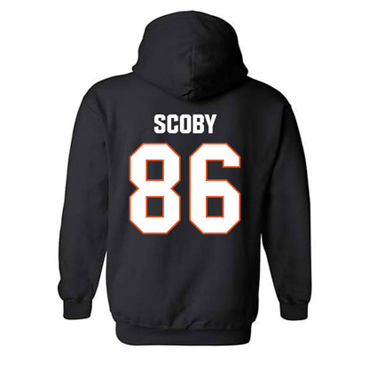 BGSU - NCAA Football : Jeremiah Scoby - Classic Shersey Hooded Sweatshirt-1