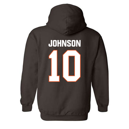 BGSU - NCAA Football : JoJo Johnson - Classic Shersey Hooded Sweatshirt-1