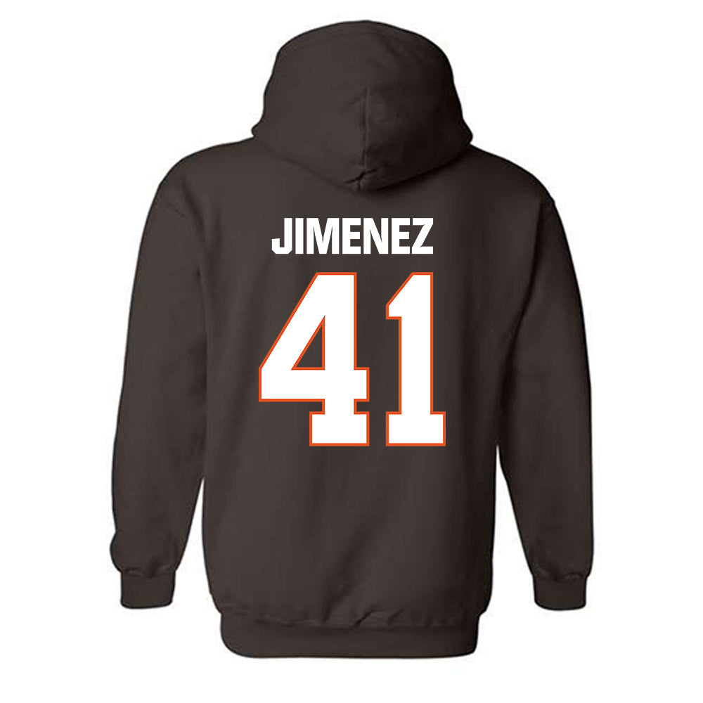 BGSU - NCAA Football : Quillan Jimenez - Classic Shersey Hooded Sweatshirt-1