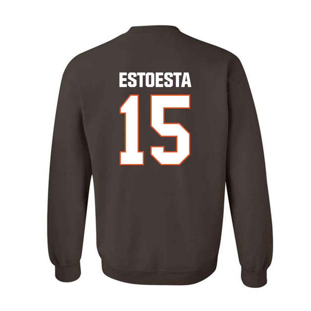 BGSU - NCAA Football : Preston Estoesta - Classic Shersey Crewneck Sweatshirt-1