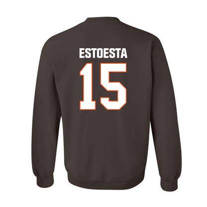 BGSU - NCAA Football : Preston Estoesta - Classic Shersey Crewneck Sweatshirt-1