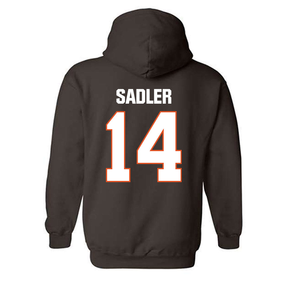 BGSU - NCAA Football : Pauly Sadler - Classic Shersey Hooded Sweatshirt-1