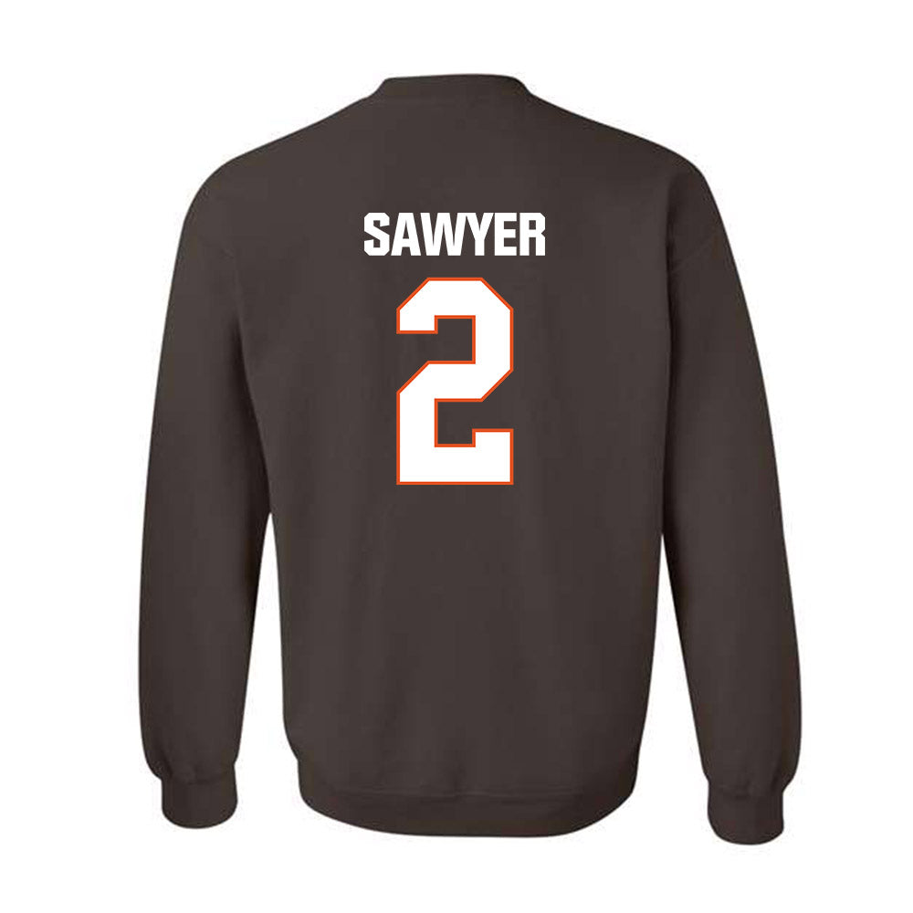 BGSU - NCAA Football : Nick Sawyer - Classic Shersey Crewneck Sweatshirt-1