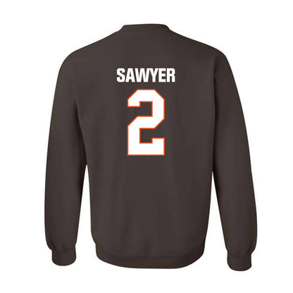 BGSU - NCAA Football : Nick Sawyer - Classic Shersey Crewneck Sweatshirt-1