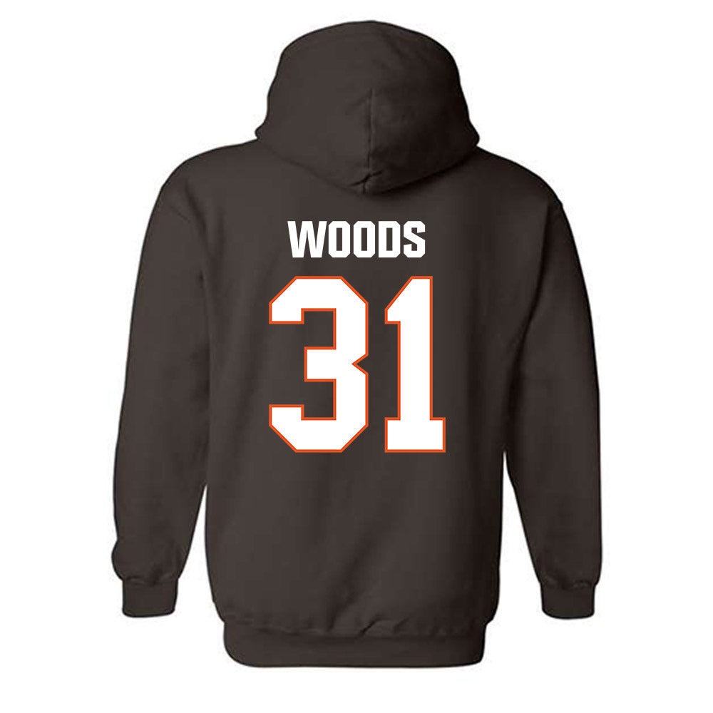BGSU - NCAA Football : Dominick Woods - Classic Shersey Hooded Sweatshirt-1