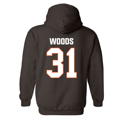 BGSU - NCAA Football : Dominick Woods - Classic Shersey Hooded Sweatshirt-1