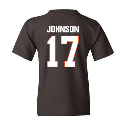 BGSU - NCAA Football : Trey Johnson - Classic Shersey Youth T-Shirt-1