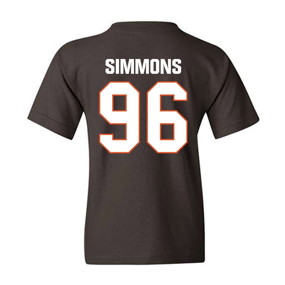BGSU - NCAA Football : Cameron Simmons - Classic Shersey Youth T-Shirt-1