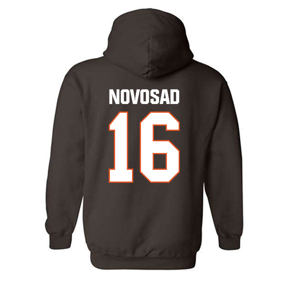 BGSU - NCAA Football : Austin Novosad - Classic Shersey Hooded Sweatshirt-1